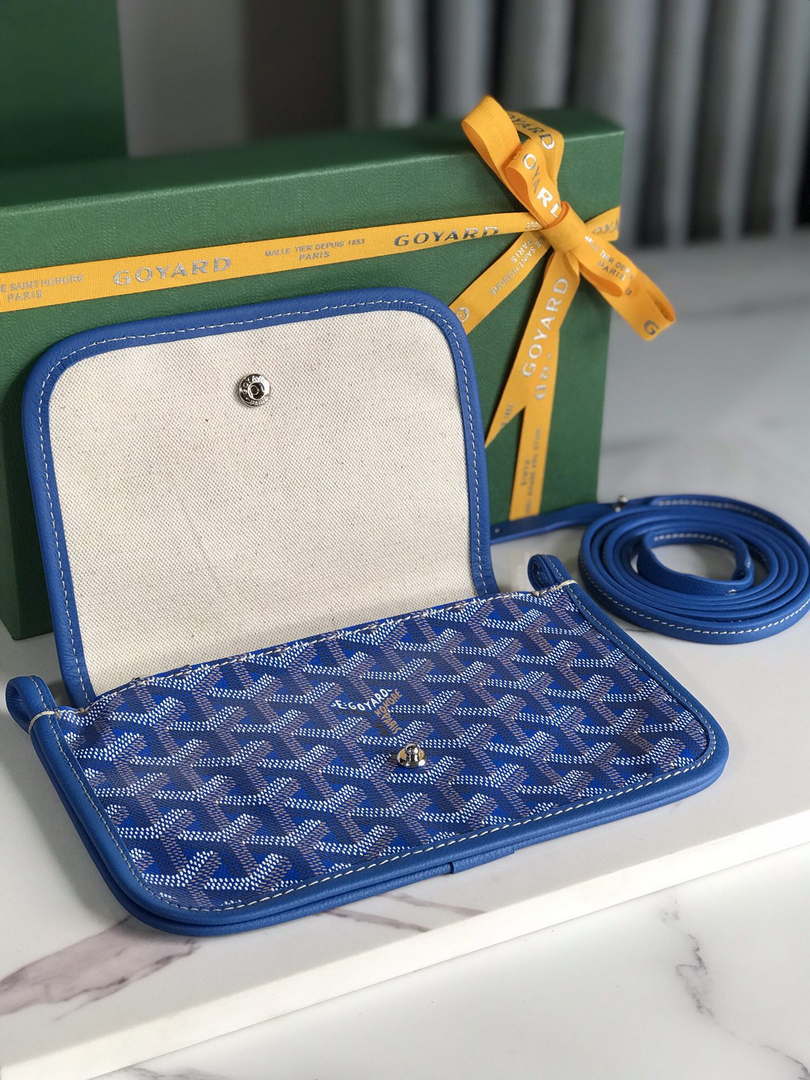 Goyard PLUMETPMLTY50CL50P Portefeuille Plumet Pocket Wallet Blue - Default Title - View 4