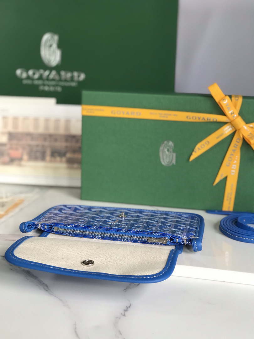 Goyard PLUMETPMLTY50CL50P Portefeuille Plumet Pocket Wallet Blue - Default Title - View 6