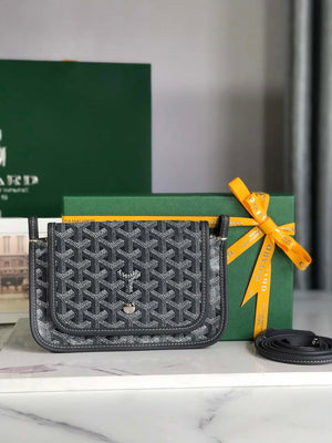 Goyard PLUMETPMLTY50CL50P Portefeuille Plumet Pocket Wallet Gray - Default Title - View 1