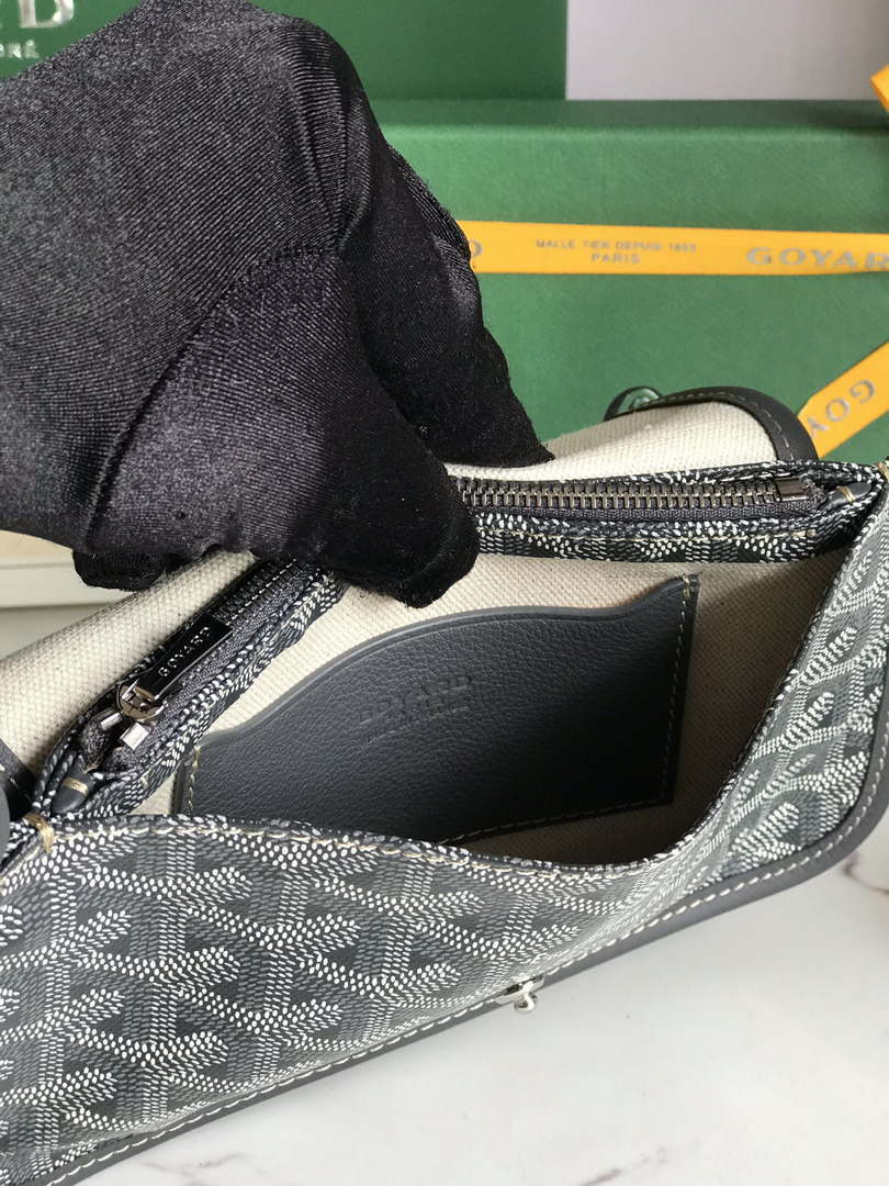 Goyard PLUMETPMLTY50CL50P Portefeuille Plumet Pocket Wallet Gray - Default Title - View 7