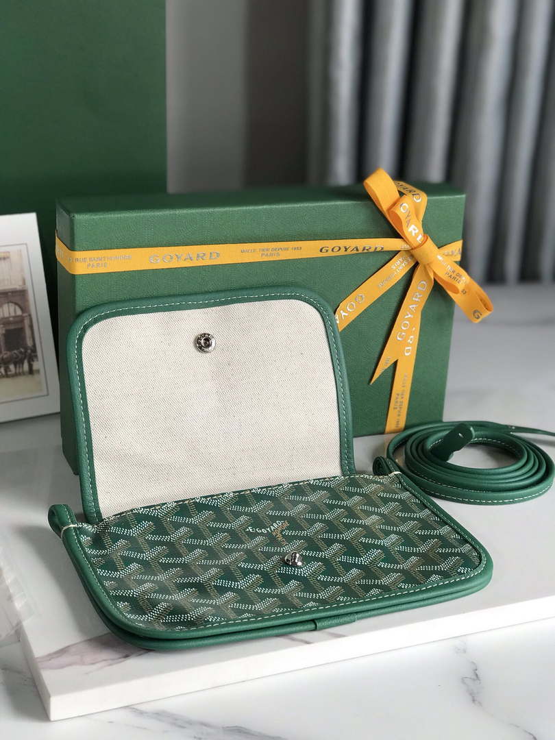 Goyard PLUMETPMLTY50CL50P Portefeuille Plumet Pocket Wallet Green - Default Title - View 4