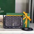 Goyard PLUMETPMLTY50CL50P Portefeuille Plumet Pocket Wallet Navy Blue - Default Title - View 1