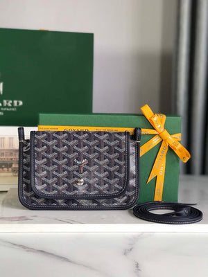 Goyard PLUMETPMLTY50CL50P Portefeuille Plumet Pocket Wallet Navy Blue - Default Title - View 1