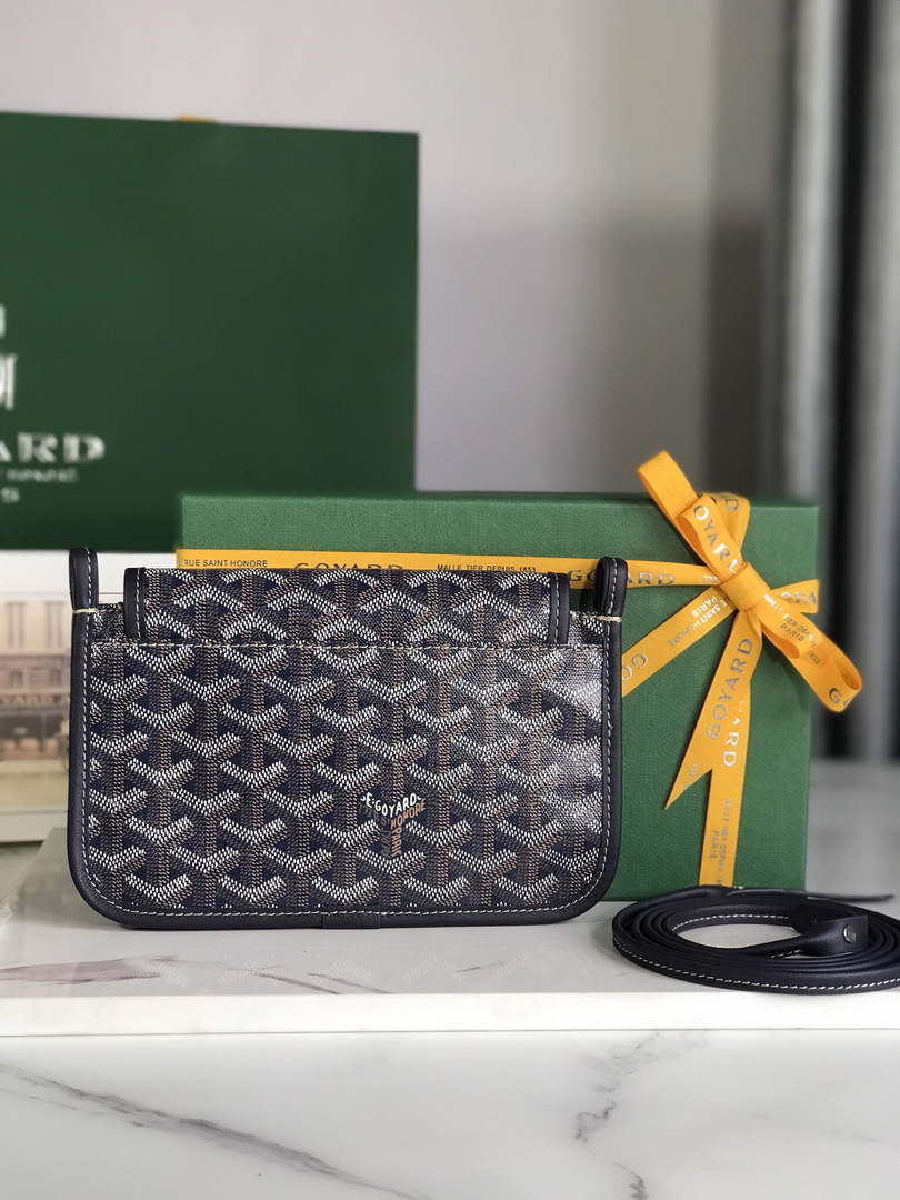 Goyard PLUMETPMLTY50CL50P Portefeuille Plumet Pocket Wallet Navy Blue - Default Title - View 2