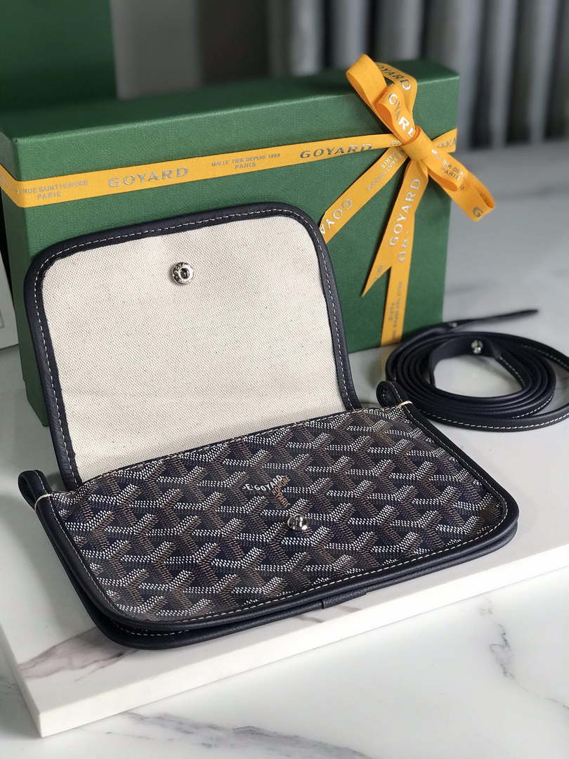 Goyard PLUMETPMLTY50CL50P Portefeuille Plumet Pocket Wallet Navy Blue - Default Title - View 4