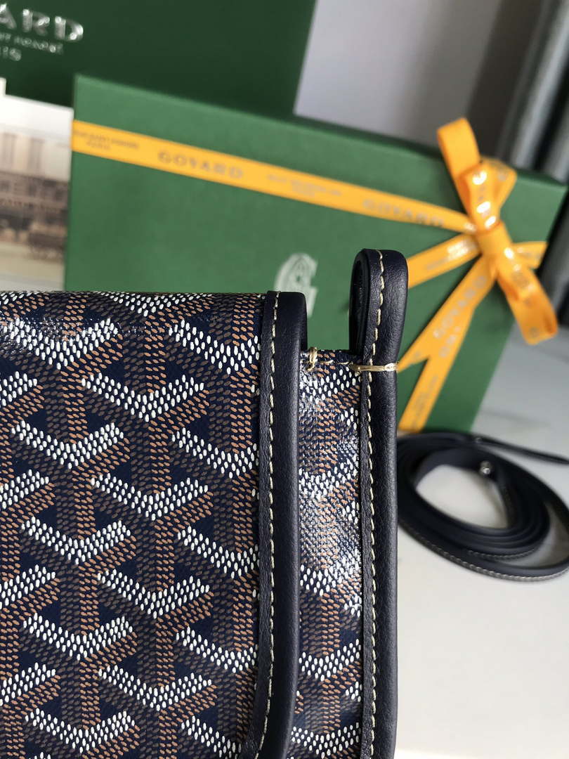 Goyard PLUMETPMLTY50CL50P Portefeuille Plumet Pocket Wallet Navy Blue - Default Title - View 5