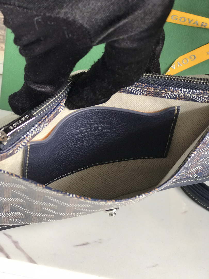 Goyard PLUMETPMLTY50CL50P Portefeuille Plumet Pocket Wallet Navy Blue - Default Title - View 8