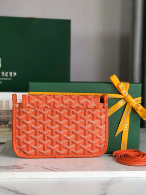 Goyard PLUMETPMLTY50CL50P Portefeuille Plumet Pocket Wallet Orange - Default Title - View 2