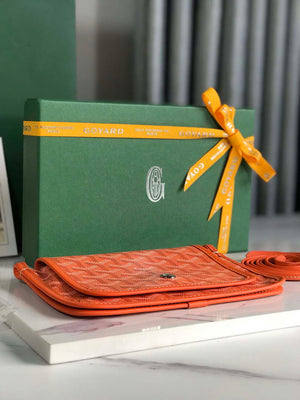 Goyard PLUMETPMLTY50CL50P Portefeuille Plumet Pocket Wallet Orange - Default Title - View 3
