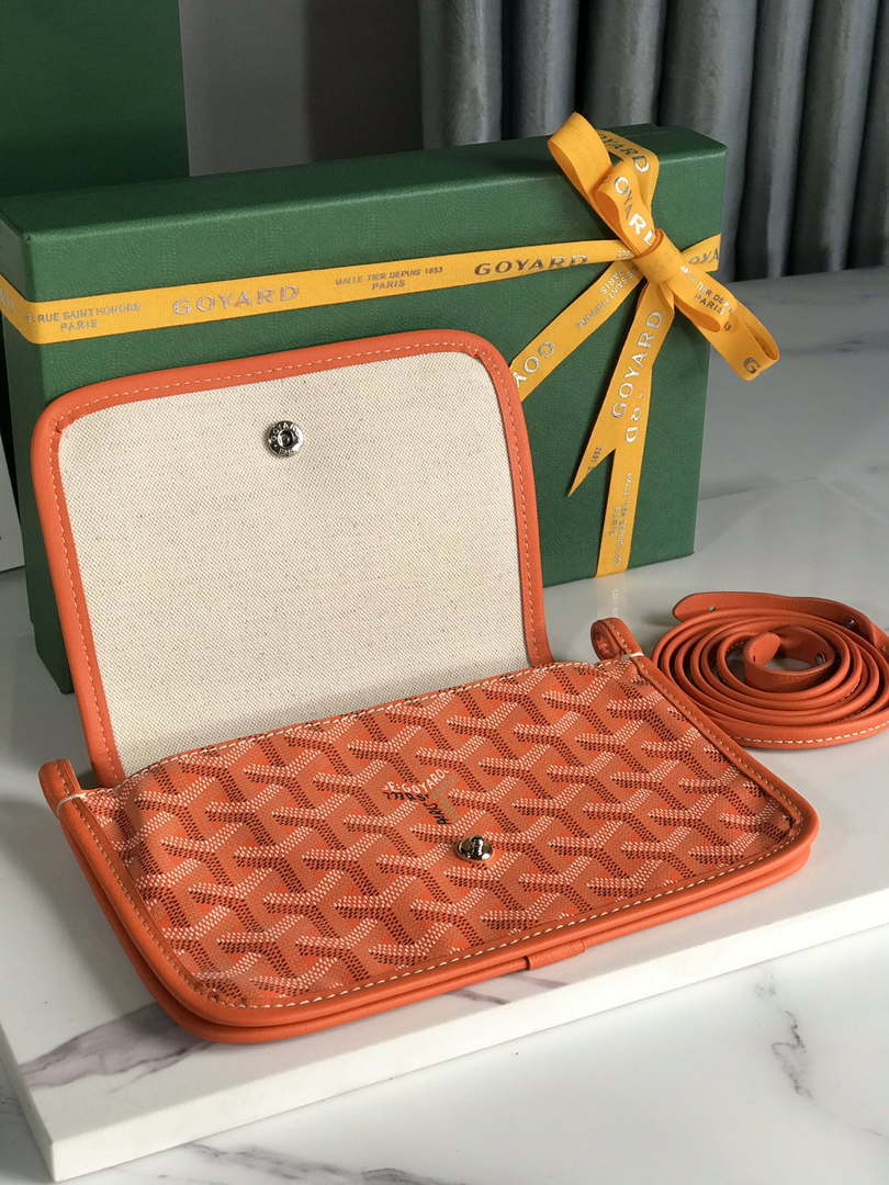 Goyard PLUMETPMLTY50CL50P Portefeuille Plumet Pocket Wallet Orange