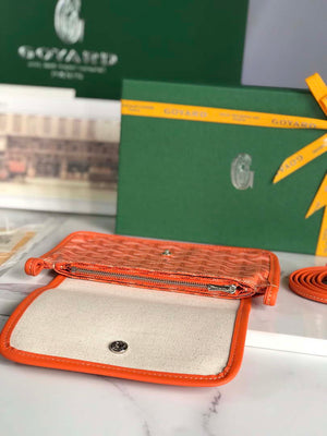 Goyard PLUMETPMLTY50CL50P Portefeuille Plumet Pocket Wallet Orange - Default Title - View 5