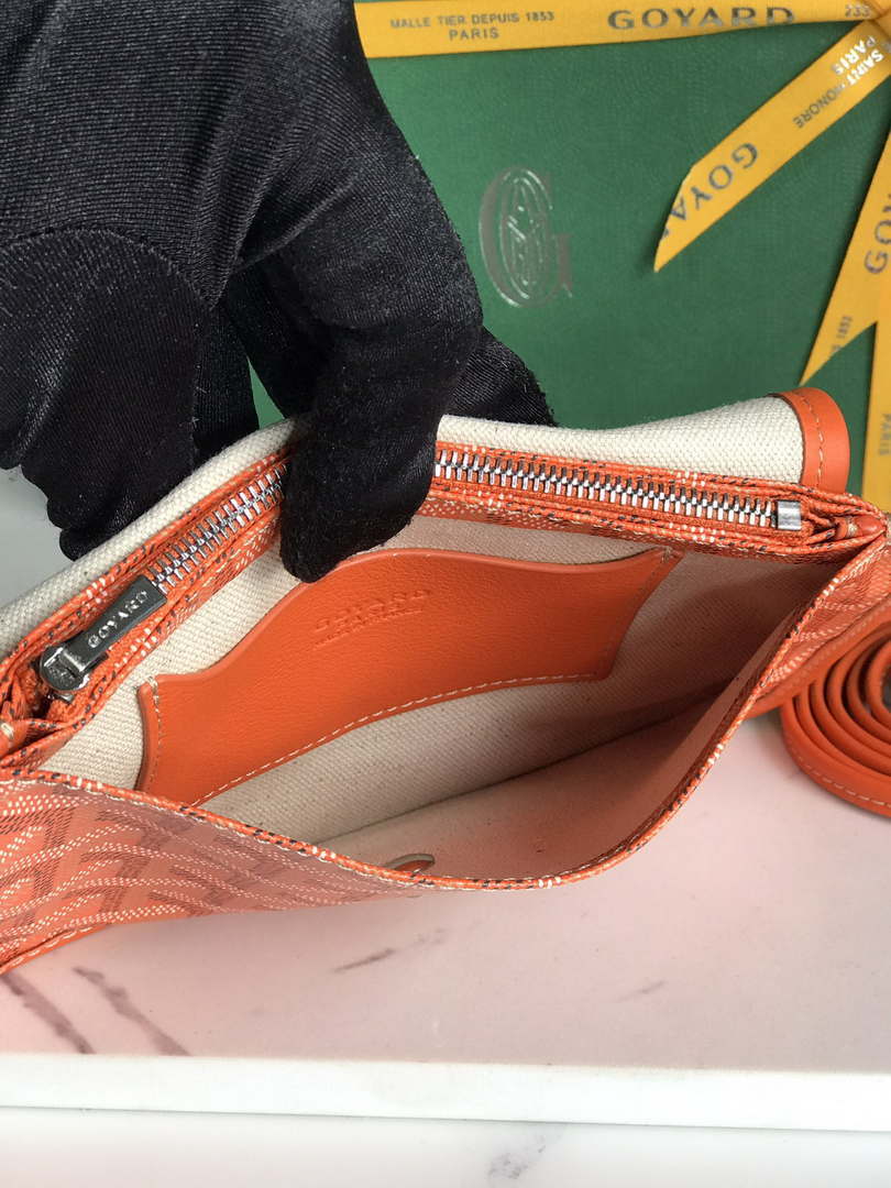 Goyard PLUMETPMLTY50CL50P Portefeuille Plumet Pocket Wallet Orange - Default Title - View 7