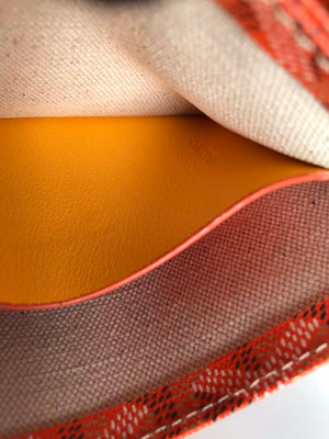 Goyard PLUMETPMLTY50CL50P Portefeuille Plumet Pocket Wallet Orange - Default Title - View 9