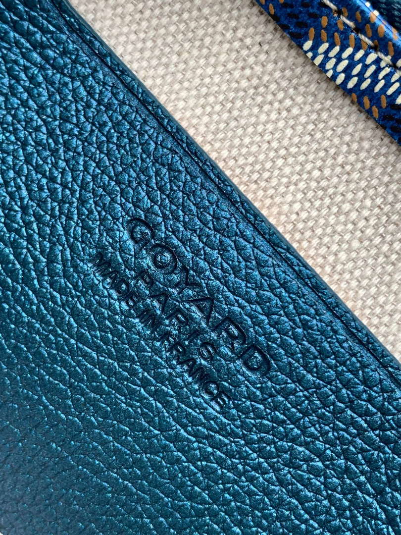 Goyard PLUMETPMLTY50CL50P Portefeuille Plumet Pocket Wallet Pearly Blue - Default Title - View 9