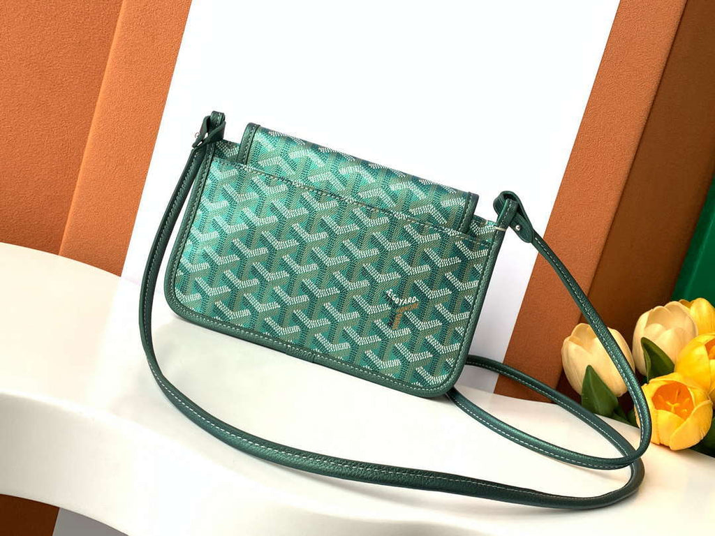 Goyard PLUMETPMLTY50CL50P Portefeuille Plumet Pocket Wallet Pearly Green