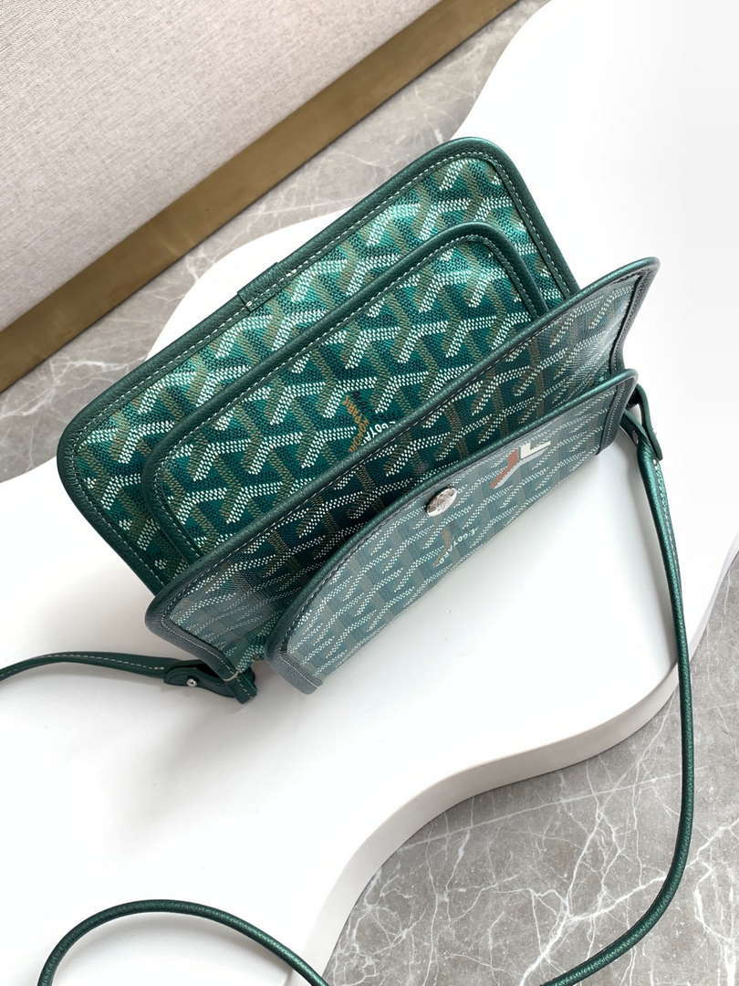 Goyard PLUMETPMLTY50CL50P Portefeuille Plumet Pocket Wallet Pearly Green