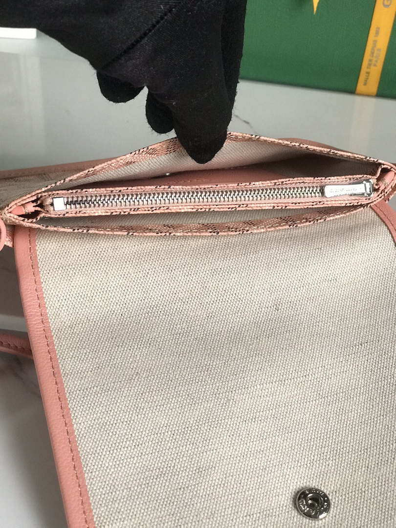 Goyard PLUMETPMLTY50CL50P Portefeuille Plumet Pocket Wallet Pink