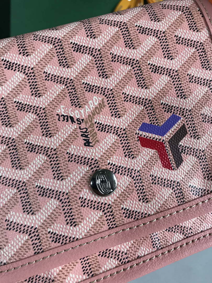 Goyard PLUMETPMLTY50CL50P Portefeuille Plumet Pocket Wallet Pink