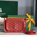 Goyard PLUMETPMLTY50CL50P Portefeuille Plumet Pocket Wallet Red - Default Title - View 1