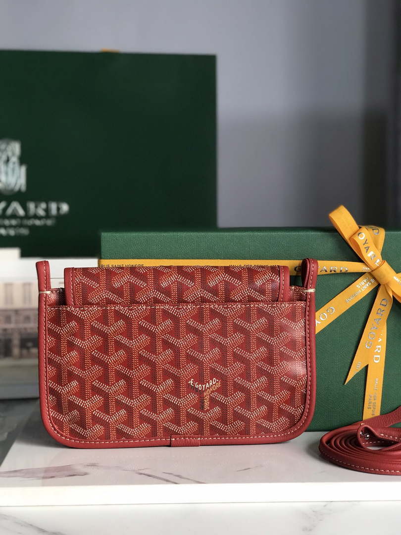 Goyard PLUMETPMLTY50CL50P Portefeuille Plumet Pocket Wallet Red - Default Title - View 2