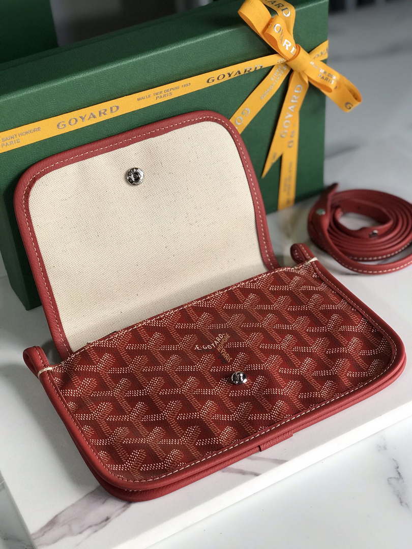 Goyard PLUMETPMLTY50CL50P Portefeuille Plumet Pocket Wallet Red - Default Title - View 3