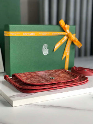 Goyard PLUMETPMLTY50CL50P Portefeuille Plumet Pocket Wallet Red - Default Title - View 7