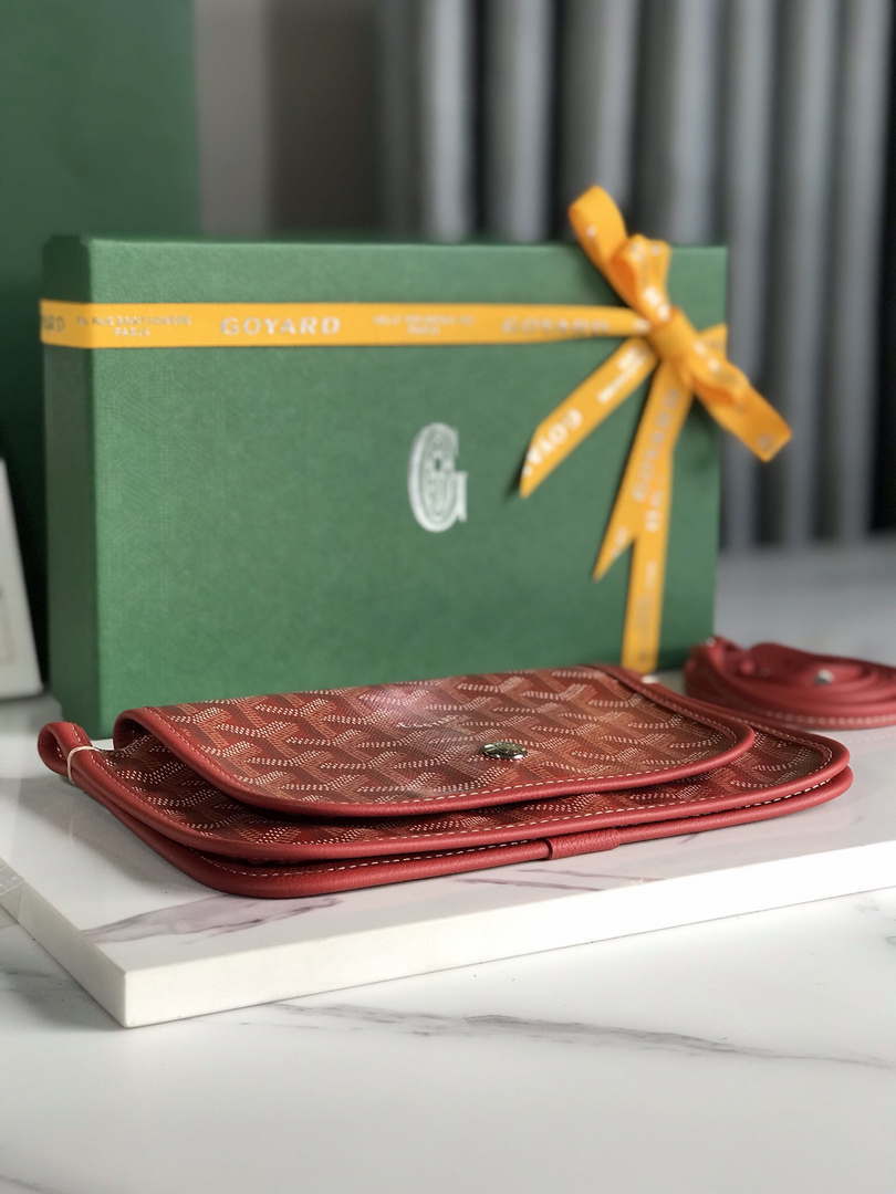 Goyard PLUMETPMLTY50CL50P Portefeuille Plumet Pocket Wallet Red - Default Title - View 7