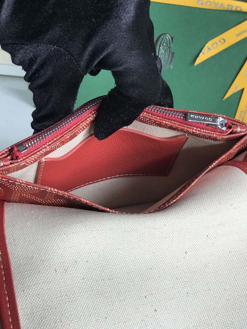 Goyard PLUMETPMLTY50CL50P Portefeuille Plumet Pocket Wallet Red - Default Title - View 8