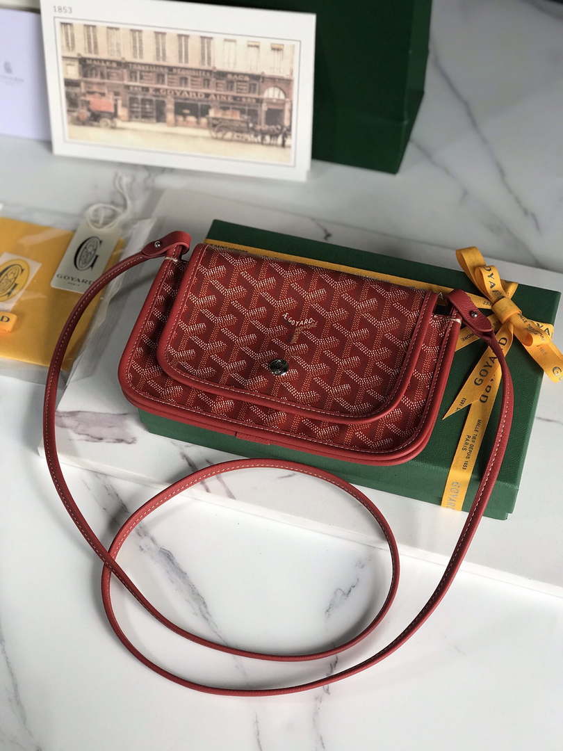 Goyard PLUMETPMLTY50CL50P Portefeuille Plumet Pocket Wallet Red - Default Title - View 9
