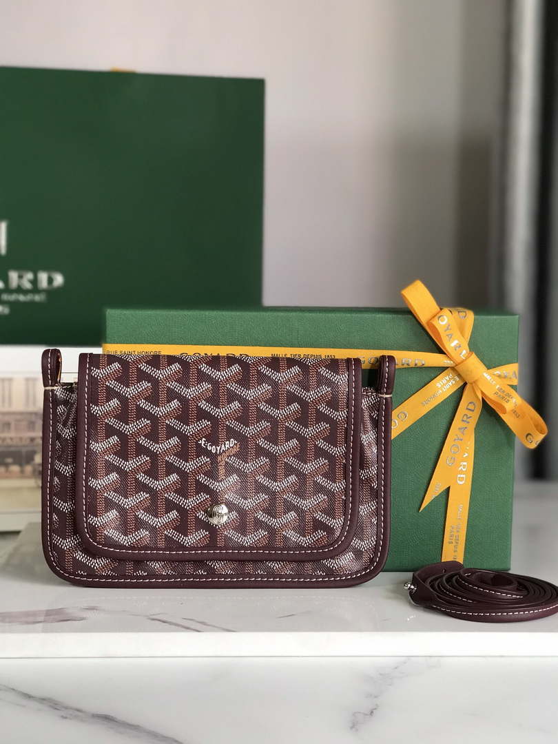 Goyard PLUMETPMLTY50CL50P Portefeuille Plumet Pocket Wallet Wine Red - Default Title - View 1