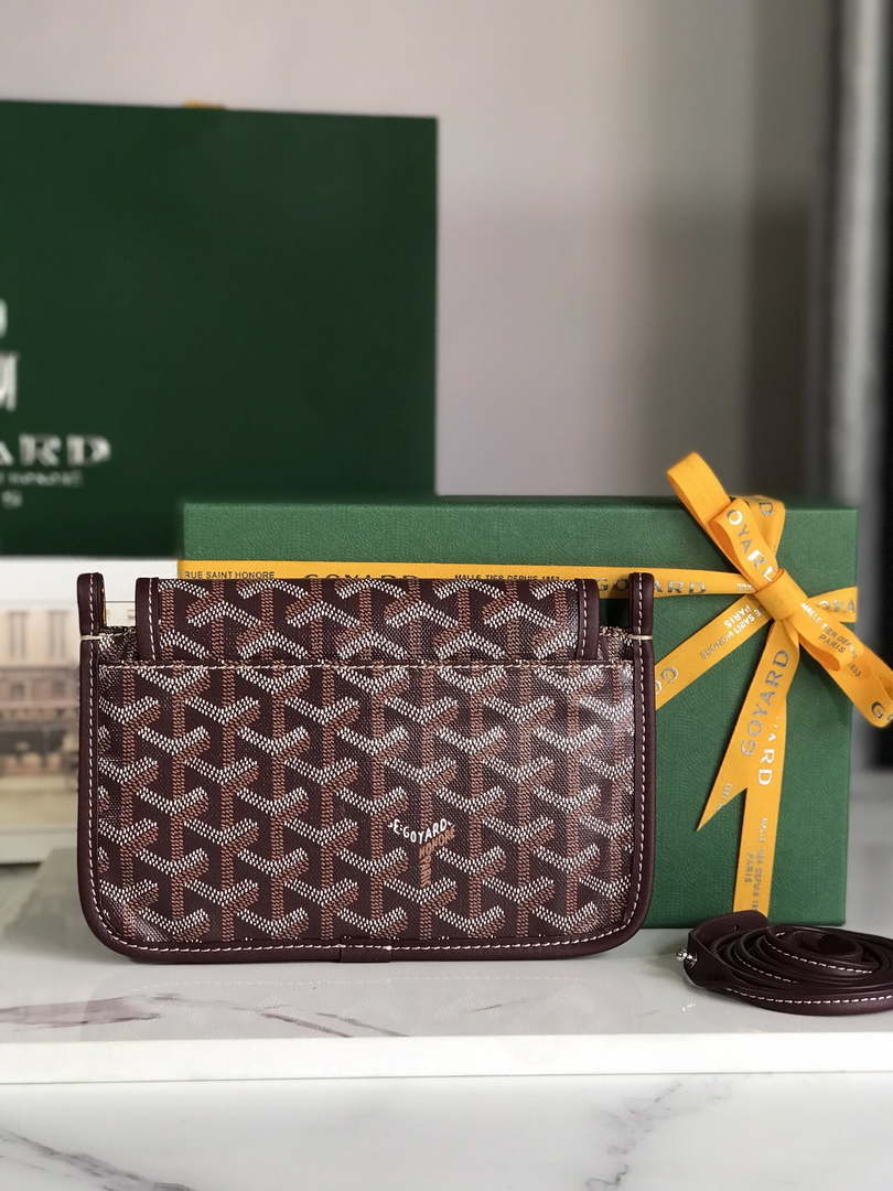 Goyard PLUMETPMLTY50CL50P Portefeuille Plumet Pocket Wallet Wine Red