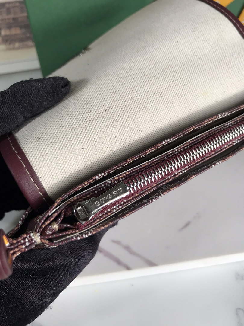 Goyard PLUMETPMLTY50CL50P Portefeuille Plumet Pocket Wallet Wine Red - Default Title - View 6