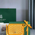 Goyard PLUMETPMLTY50CL50P Portefeuille Plumet Pocket Wallet Yellow - Default Title - View 1