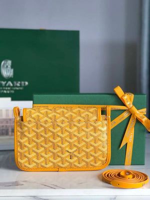 Goyard PLUMETPMLTY50CL50P Portefeuille Plumet Pocket Wallet Yellow - Default Title - View 2