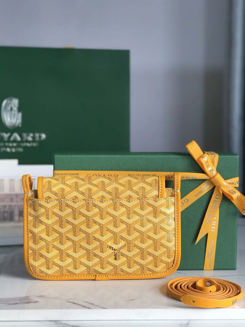 Goyard PLUMETPMLTY50CL50P Portefeuille Plumet Pocket Wallet Yellow - Default Title - View 2