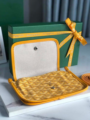 Goyard PLUMETPMLTY50CL50P Portefeuille Plumet Pocket Wallet Yellow - Default Title - View 3