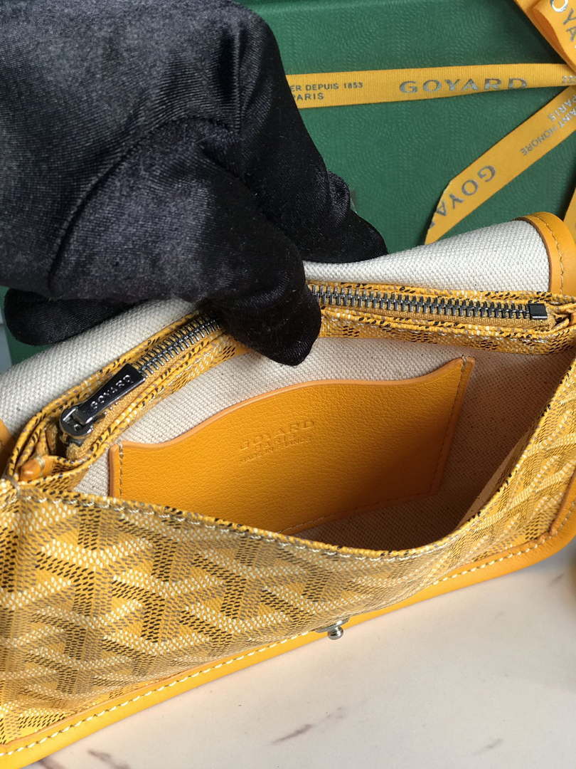 Goyard PLUMETPMLTY50CL50P Portefeuille Plumet Pocket Wallet Yellow - Default Title - View 6