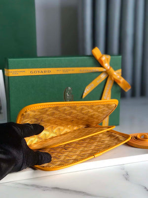 Goyard PLUMETPMLTY50CL50P Portefeuille Plumet Pocket Wallet Yellow - Default Title - View 9