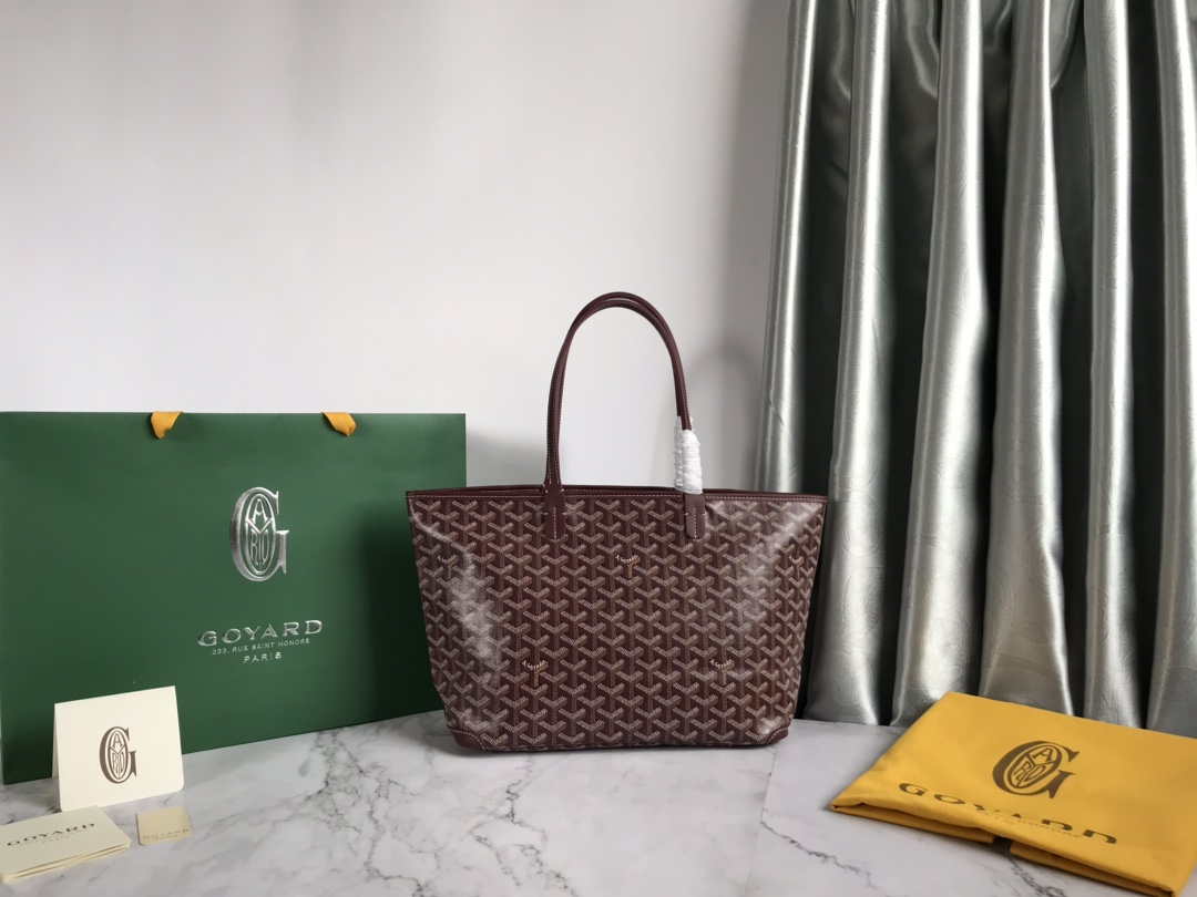Goyard Artois PM Bag PMLTY09CL09P Wine Red - Default Title - View 1