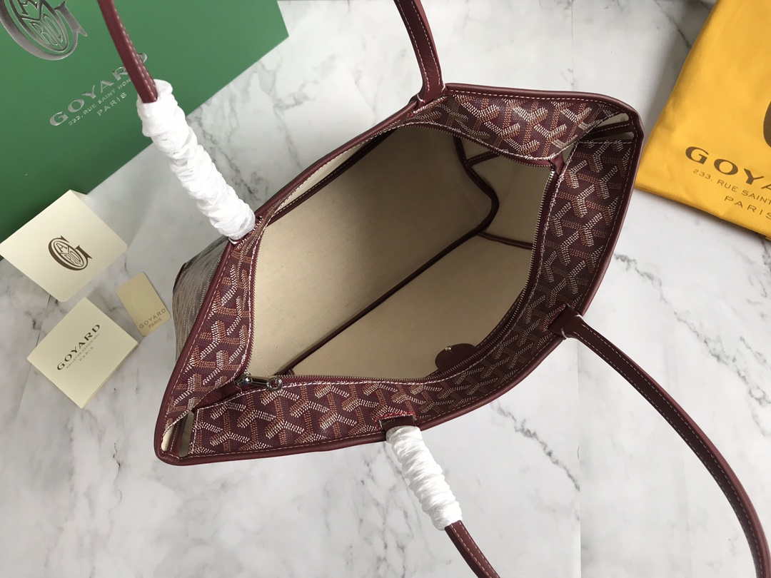 Goyard Artois PM Bag PMLTY09CL09P Wine Red - Default Title - View 9