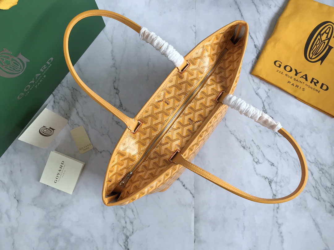 Goyard Artois PM Bag PMLTY09CL09P Yellow - Default Title - View 7