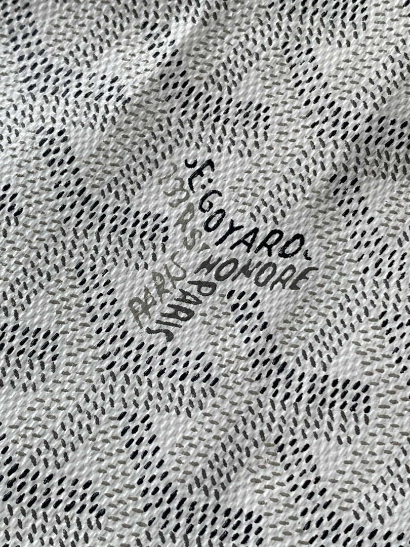 Goyard POICLAPMLTY11CL61P Poitiers Claire Voie Bag White