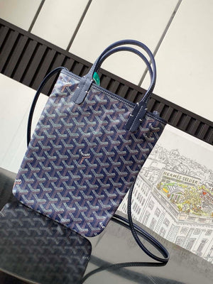 Goyard POICLAPMLTY11CL61P Poitiers Claire Voie Bag Navy Blue - Default Title - View 1