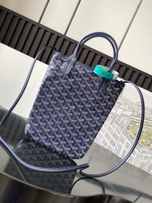 Goyard POICLAPMLTY11CL61P Poitiers Claire Voie Bag Navy Blue - Default Title - View 2