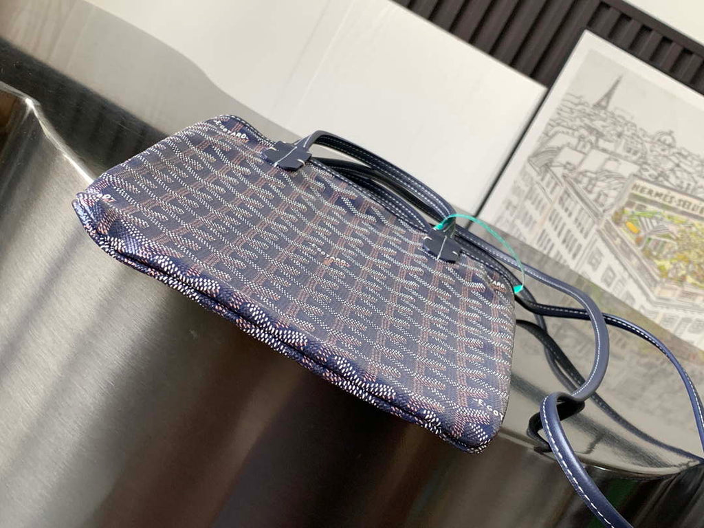 Goyard POICLAPMLTY11CL61P Poitiers Claire Voie Bag Navy Blue