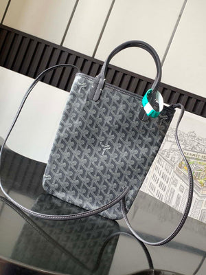 Goyard POICLAPMLTY11CL61P Poitiers Claire Voie Bag Gray &Black - Default Title - View 2