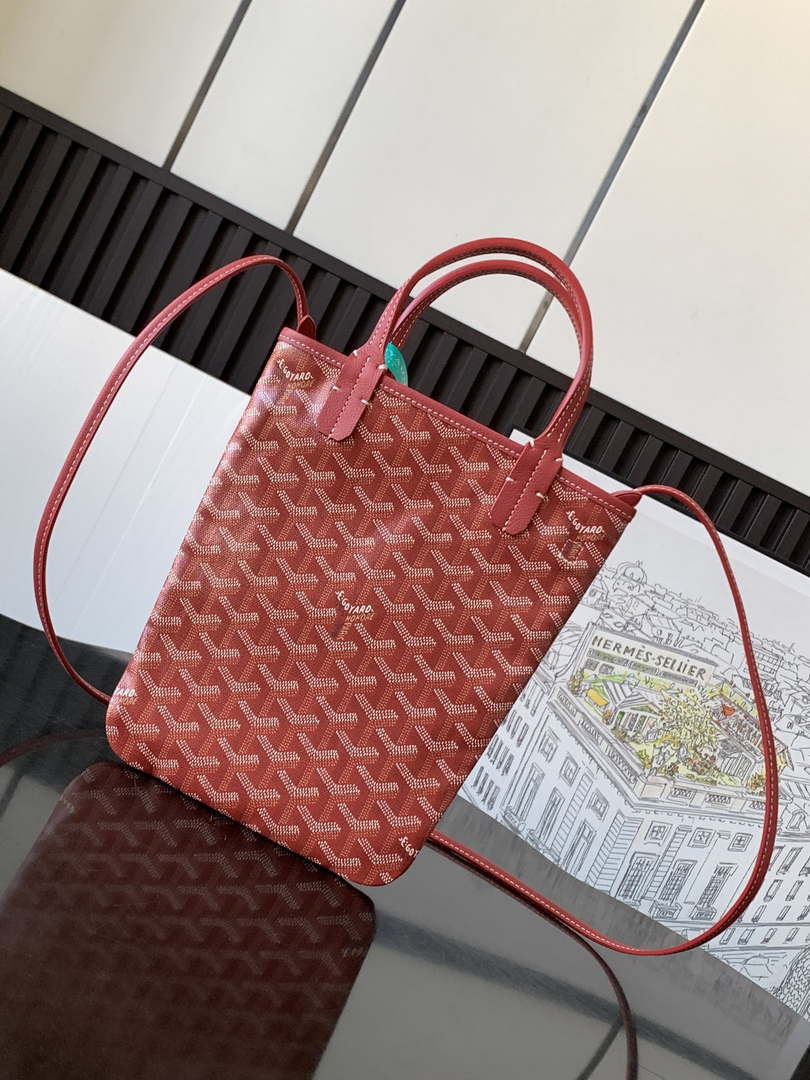 Goyard POICLAPMLTY11CL61P Poitiers Claire Voie Bag Red - Default Title - View 1