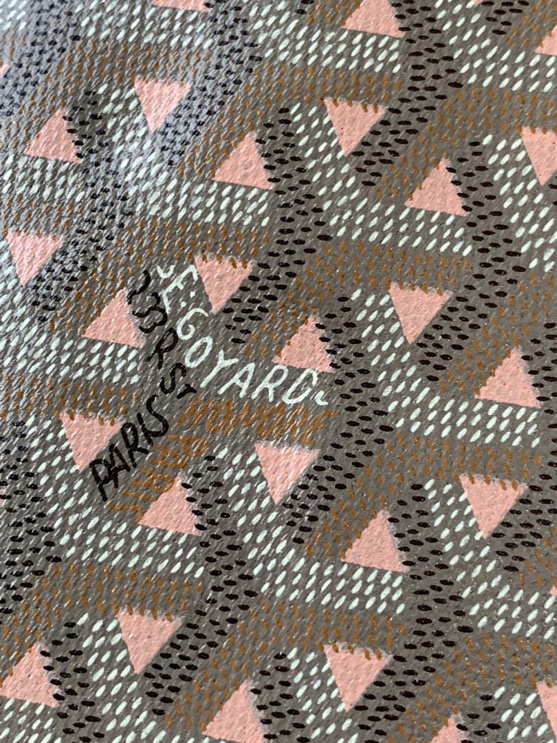 Goyard POICLAPMLTY11CL61P Poitiers Claire Voie Bag Pink  & Gray