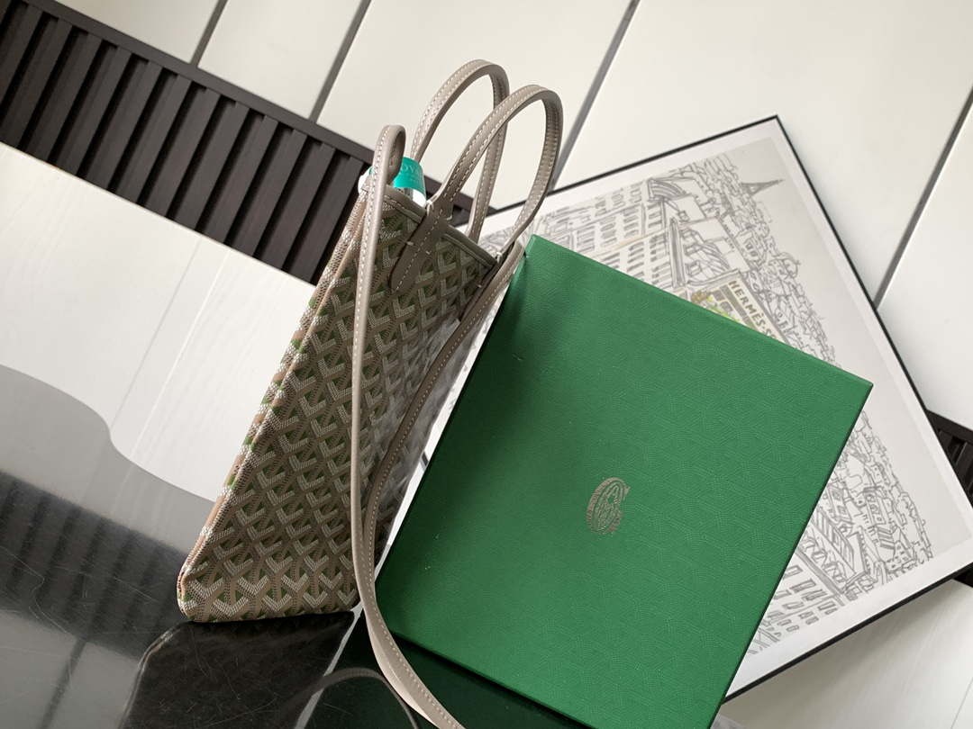 Goyard POICLAPMLTY11CL61P Poitiers Claire Voie Bag Green &Gray - Default Title - View 2