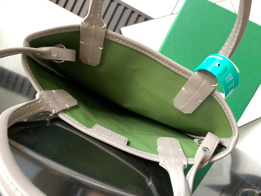 Goyard POICLAPMLTY11CL61P Poitiers Claire Voie Bag Green &Gray